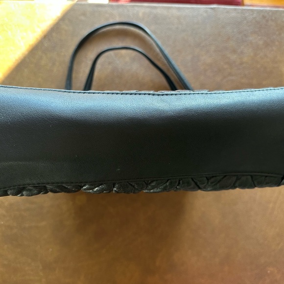 Coach Black Madison Phoebe Quilted Leather Chevron Shoulder Bag - Picture 3 of 15